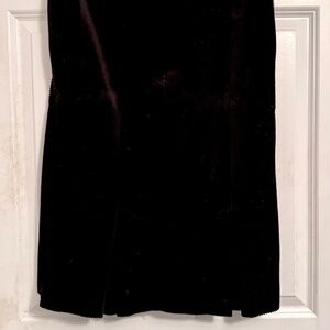 Black corduroy narrow skirt by Zara, size: M